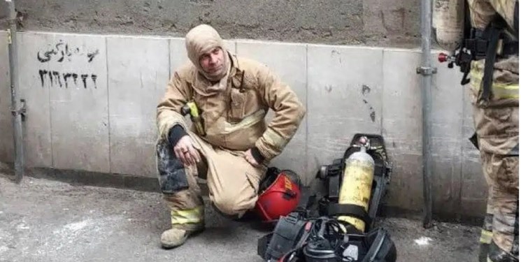 آتش‌نشان شهید خیابان بهار برادر همسر محمود کریمی بود+عکس 