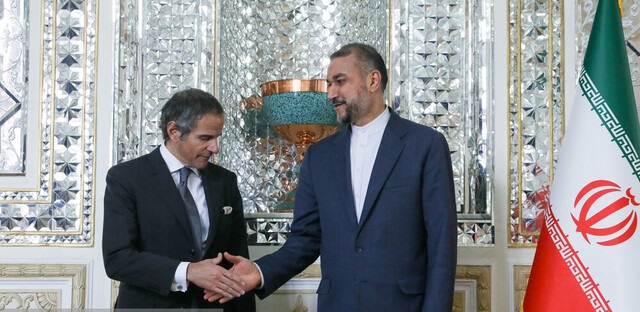 جزییاتی از دیدار گروسی و امیرعبداللهیان