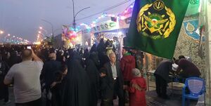 فعالیت موکب ارتش در مسیر تردد زائران مسجد جمکران تا جمعه ادامه دارد