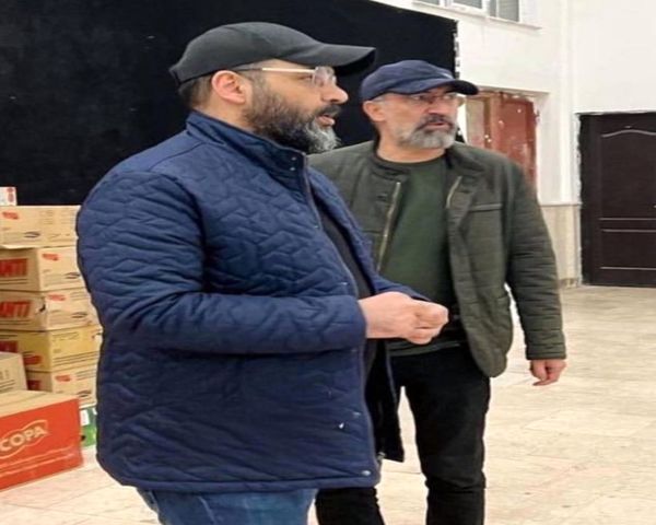  تصاویر جدید از حضور دو هنرمند مشهور در خوی 