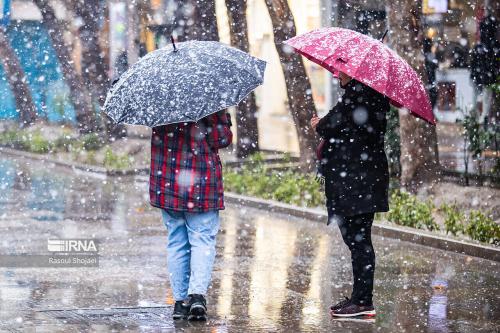 هوای مازندران عید نوروز بارانی و برفی است