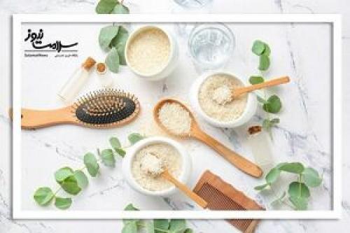  فواید آب برنج برای مو