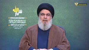 دعوت نصرالله برای راهپیمایی روز قدس/خواستار مشارکت گسترده در روز جهانی قدس هستم