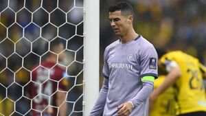 توقف بدموقع النصر با حضور کامل رونالدو