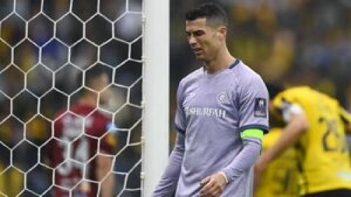 توقف بدموقع النصر با حضور کامل رونالدو