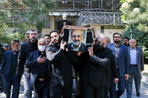  فیلم/ مراسم وداع با پیکر عماد افروغ در دانشگاه تهران