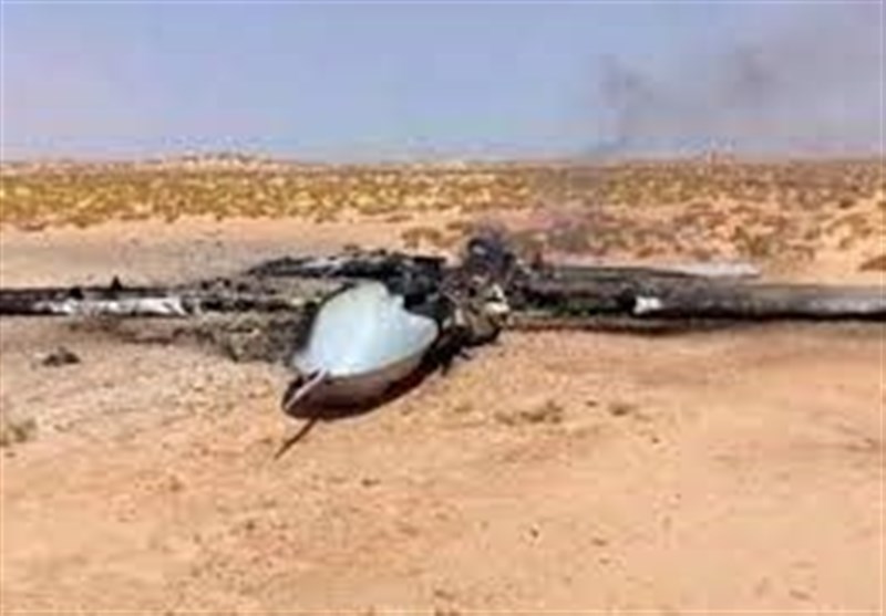 سقوط پهپاد اسرائیلی پس از تجاوز به آسمان سوریه