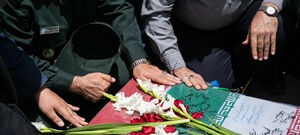  پیکر شهید امنیت «یاسر عبدلی» تشییع شد