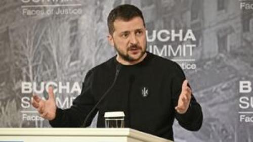 زلنسکی وارد هیروشیما شد