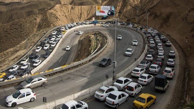  محور هراز تا ۹ خرداد مسدود است