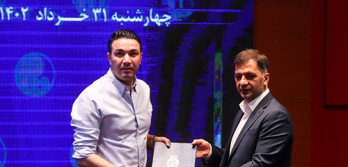 مراسم معارفه جواد نکونام سرمربی تیم فوتبال استقلال تهران