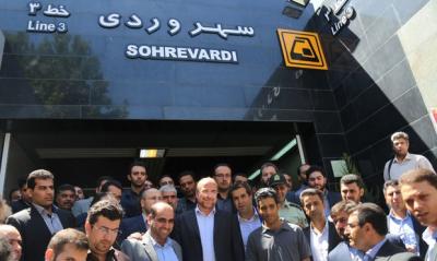 عکس/افتتاح ایستگاه متروی سهروردی