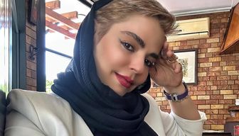  خانم بازیگر از فرزندش رونمایی کرد 