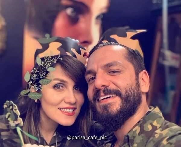  جشن تولد همسر عباس غزالی در خارج! 