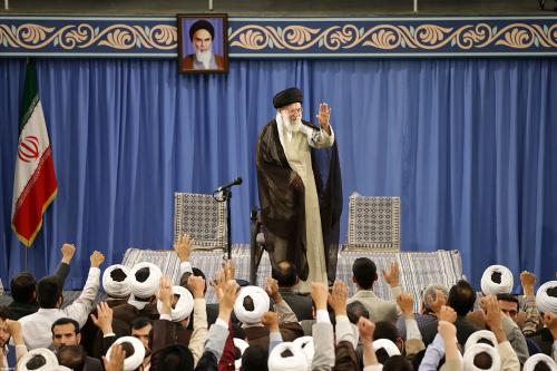دیدار جمعی از مبلغان و طلاب حوزه‌های علمیه با رهبر انقلاب