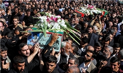 مادر شهید سلمانی به فرزند شهیدش پیوست