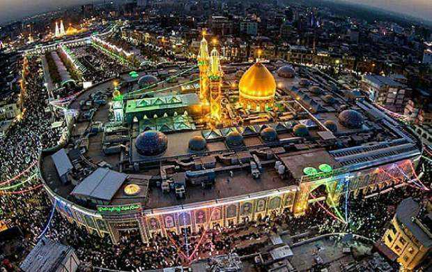 احترام نظامی به حرم امام حسین‌(ع)