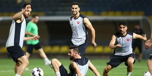  تمرین یک ساعته پرسپولیس در هوای گرم تهران 