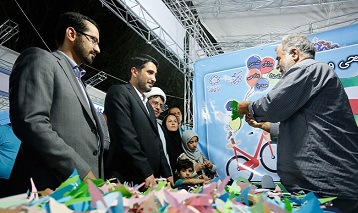 عکس/جشن میلاد امام رضا در بوستان بهاران