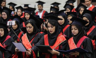 عکس/ جشن فارغ التحصیلی دانشجویان دانشگاه آزاد واحد علوم تحقیقات