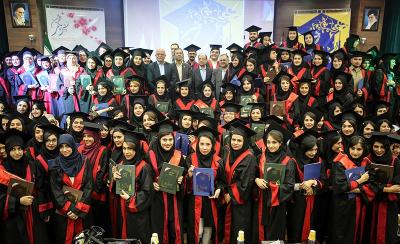 عکس/ جشن فارغ التحصیلی دانشجویان دانشگاه آزاد واحد علوم تحقیقات