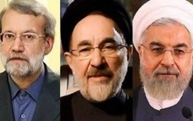 تدارک ائتلاف چراغ خاموش از سوی خاتمی، روحانی و لاریجانی