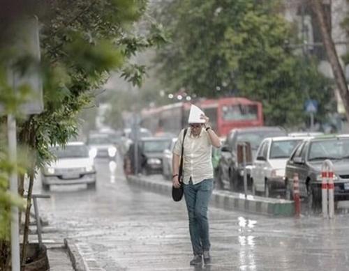 رگبار باران و رعد و برق در برخی نقاط کشور