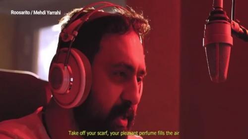  روسریتو، نمایش مبتذل مهدی یراحی برای تشویق به بی قانونی!