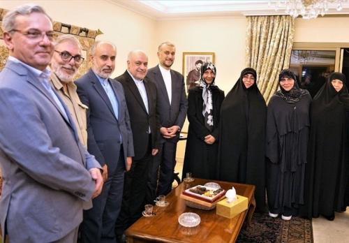دیدار امیرعبداللهیان با خانواده امام موسی صدر 