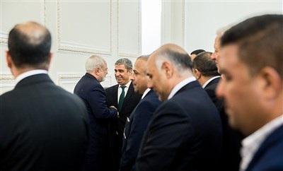 عکس/ رئیس مجلس عراق با محمدجواد ظریف دیدار کرد
