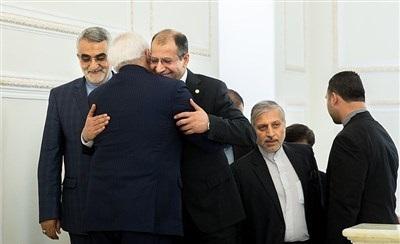 عکس/ رئیس مجلس عراق با محمدجواد ظریف دیدار کرد