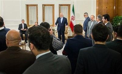 عکس/ رئیس مجلس عراق با محمدجواد ظریف دیدار کرد