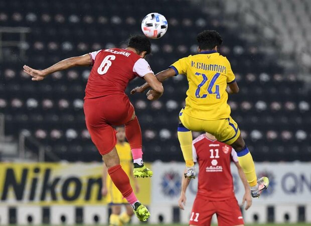 تساوی پرسپولیس و النصر در نیمه اول
