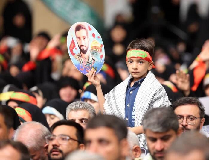 فرزند شهید حججی در دیدار امروز با رهبر انقلاب