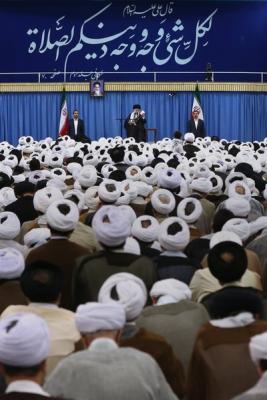 عکس/ دیدار ائمه جماعات مساجد استان تهران به مناسبت روز جهانی مسجد