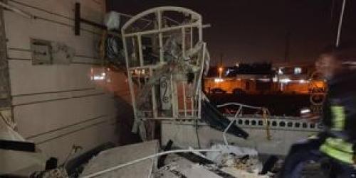  انفجار یک ساختمان هشت طبقه در شیراز