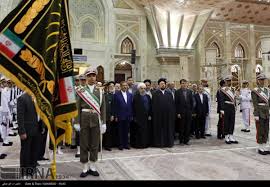  به مناسبت هفته دولت/حضور هیئت دولت در مرقد بنیانگذارکبیر جمهوری اسلامی ایران