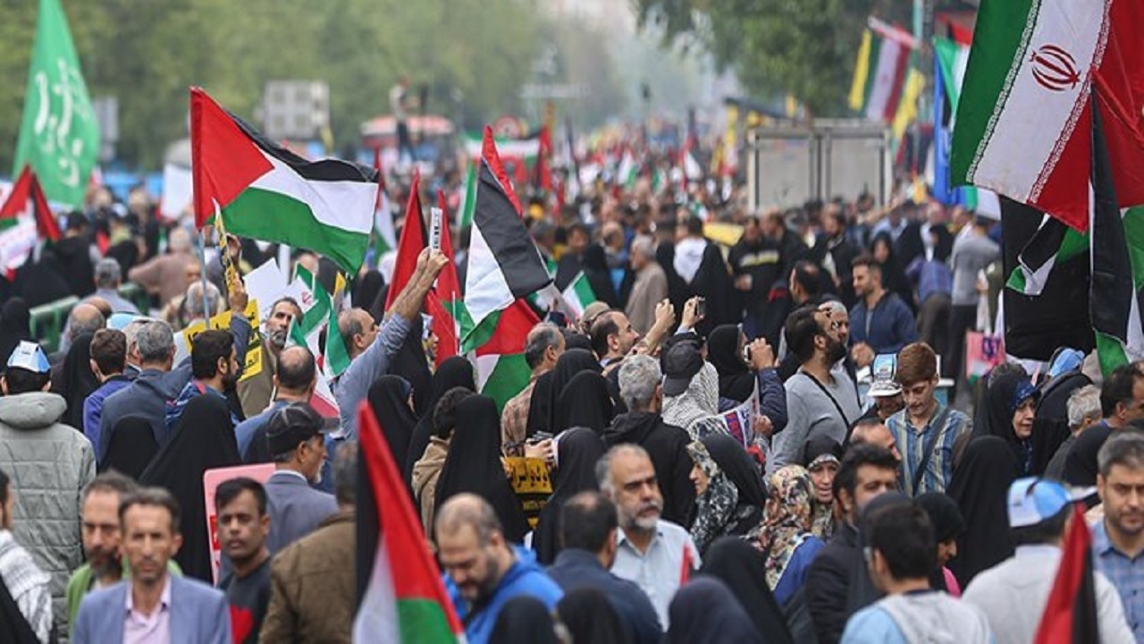 حمایت اهل سنت از فلسطین و طوفان الاقصی + فیلم
