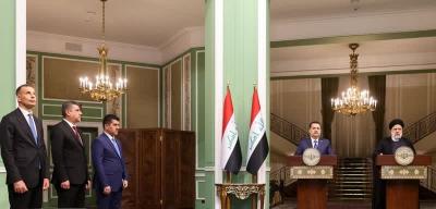 تصاویر استقبال رسمی از نخست وزیر عراق