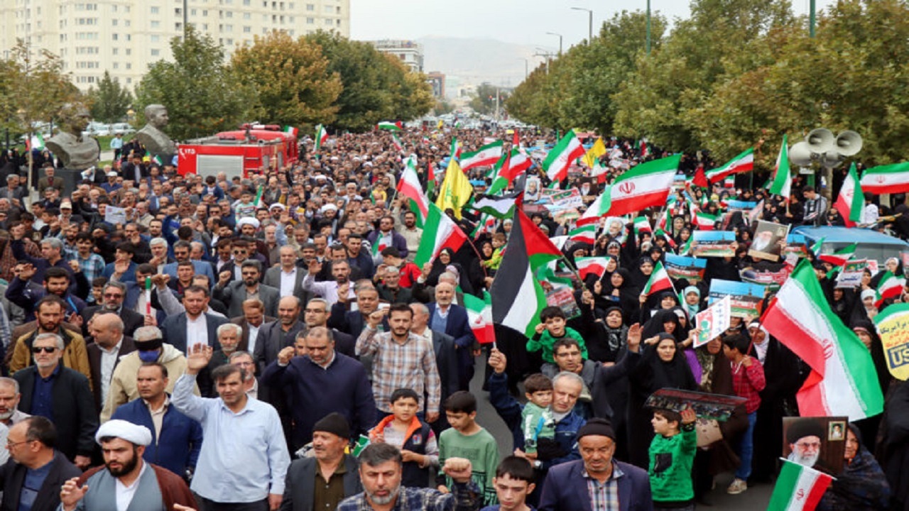 ایران یکپارچه غزه شد+ فیلم و تصاویر