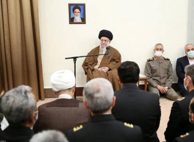 عکس/ دیدار فرماندهان نیروی دریایی ارتش با رهبر انقلاب
