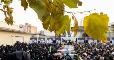 وداع با ۸ شهید مدافع‌ حرم در معراج شهدا