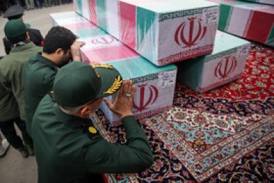 مراسم استقبال از ۱۲ شهید گمنام در مشهد