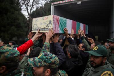 مراسم استقبال از ۱۲ شهید گمنام در مشهد