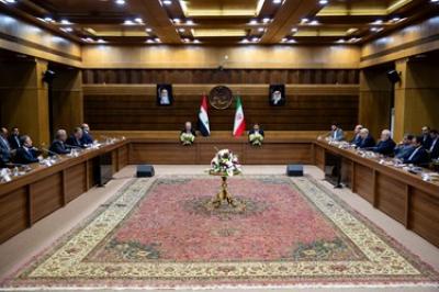 استقبال از نخست وزیر سوریه در کاخ سعدآباد