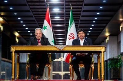 استقبال از نخست وزیر سوریه در کاخ سعدآباد