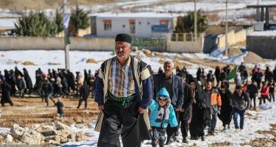 آئین تشییع شهید گمنام در «کوهرنگ»