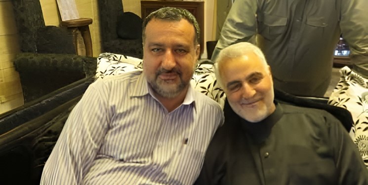 آخرین خاطره سیدرضی پیش از شهادت حاج قاسم که او را دیده بود /حاج قاسم به سیدرضی: صلوات بفرست تا هنگ نکنی!+فیلم