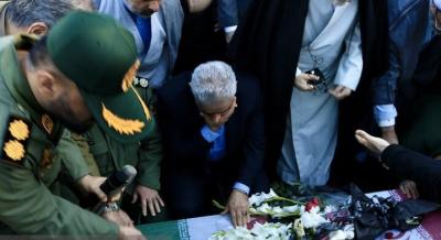 خاکسپاری پیکر شهید گمنام در گیلان