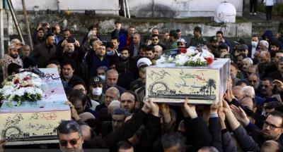 خاکسپاری پیکر شهید گمنام در گیلان